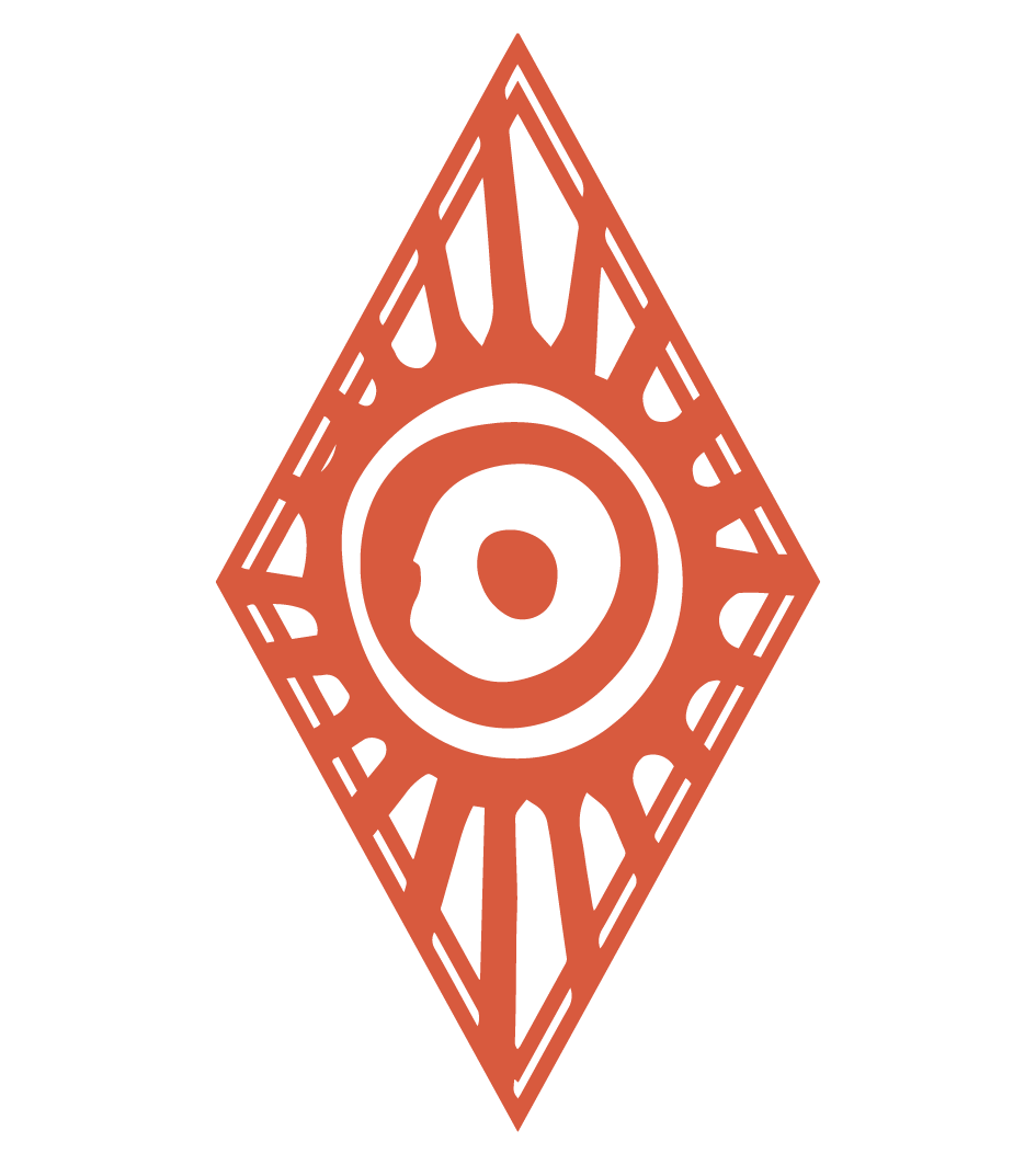 All Seeing Eye Icon, orange logo
